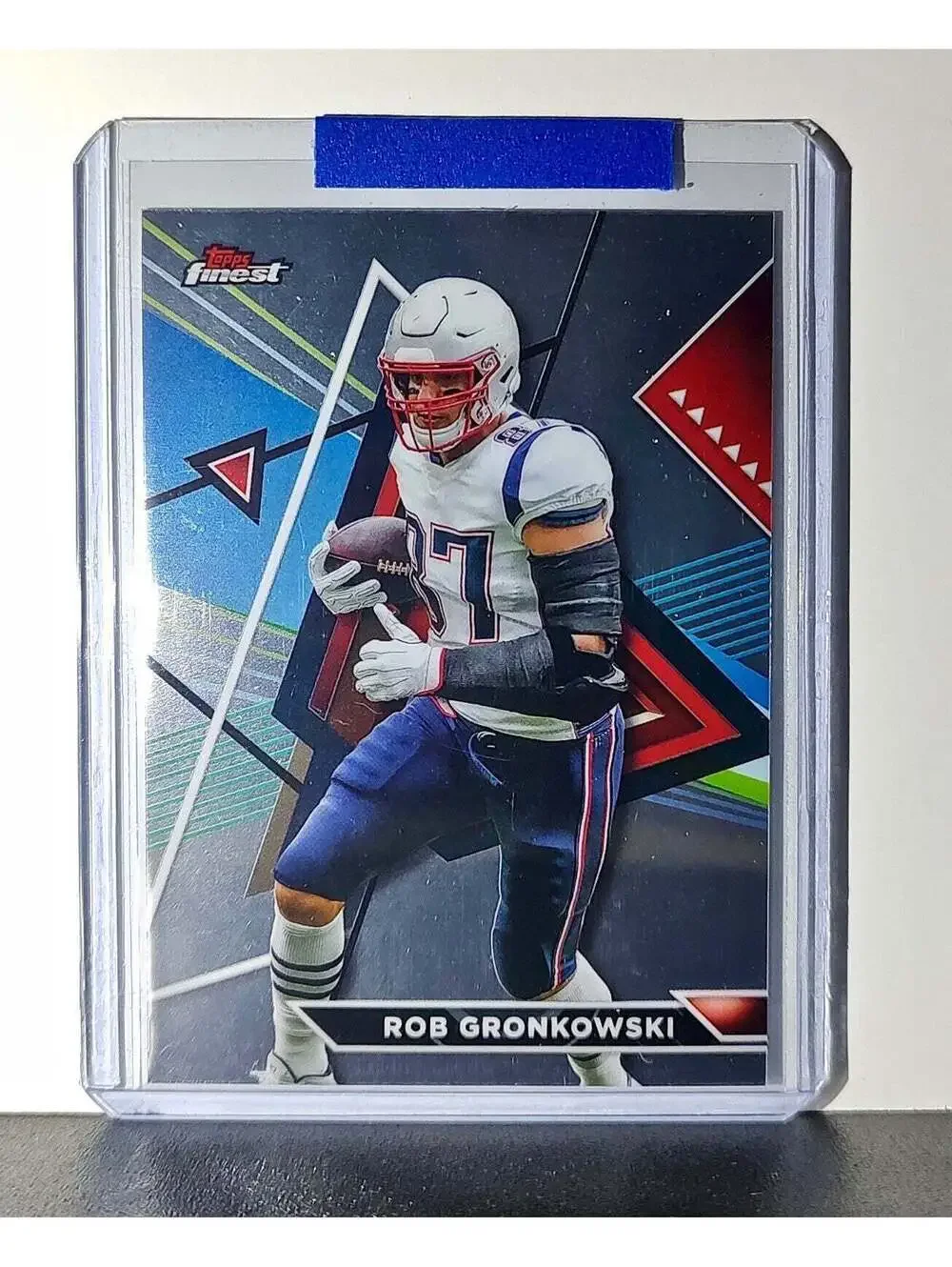 Rob Gronkowski 2023 Topps Finest NFL #213 Football Card New England Patriots